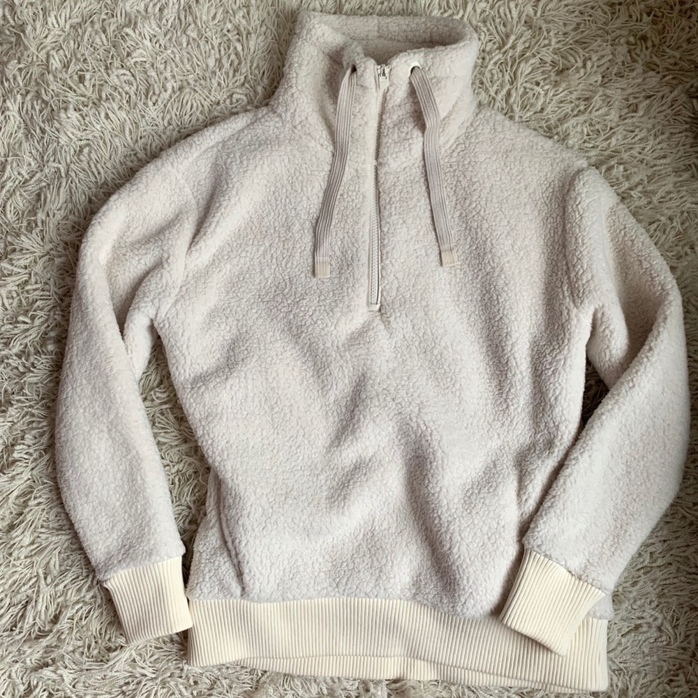 Athleta Sherpa Quarter Zip